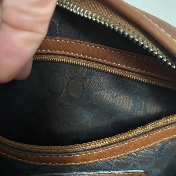 Vintage Coach 9236 Brown Leather Bag